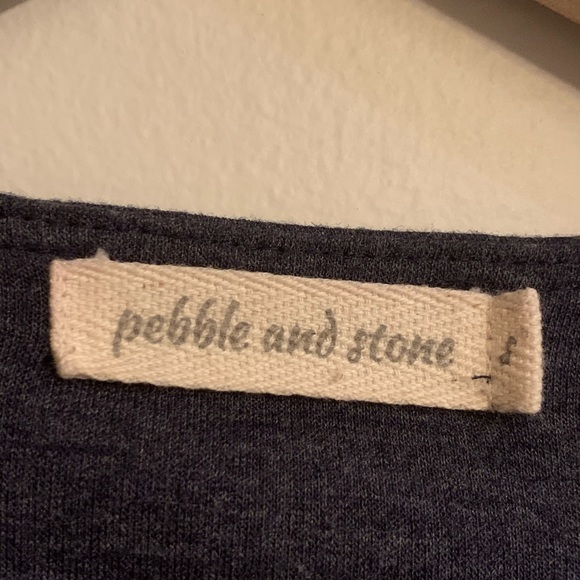 Pebble and Stone Heather Blue Cardigan - Picture 4 of 4